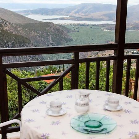 Apollon Stone Villa In Delphi With Breathtaking Views Exteriör bild